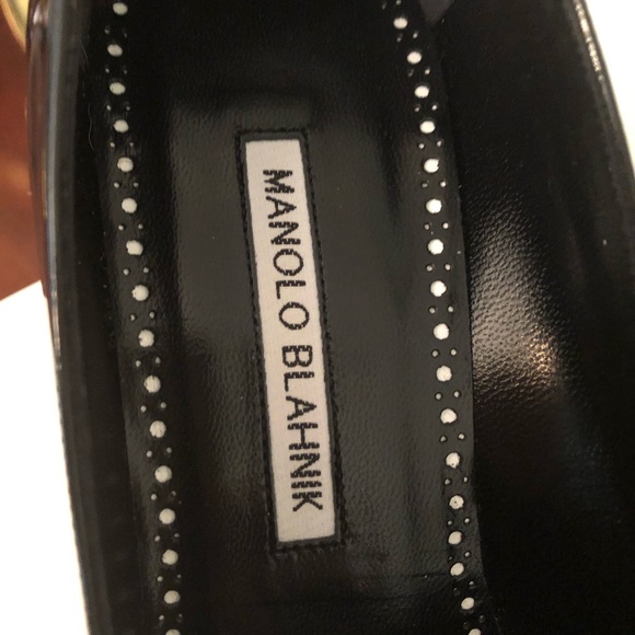 New MANOLO BLAHNIK Lily Cone Heel Pump 38 - Picture 4 of 6